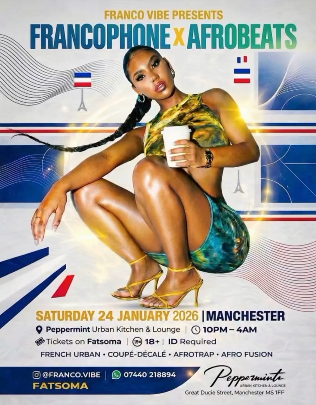 Francophone X Afrobeat Flyer